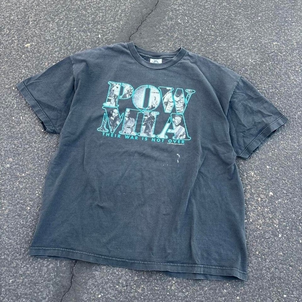 Vintage 1998 POW MIA Shirt  The war is not over military shirt  Size xxl